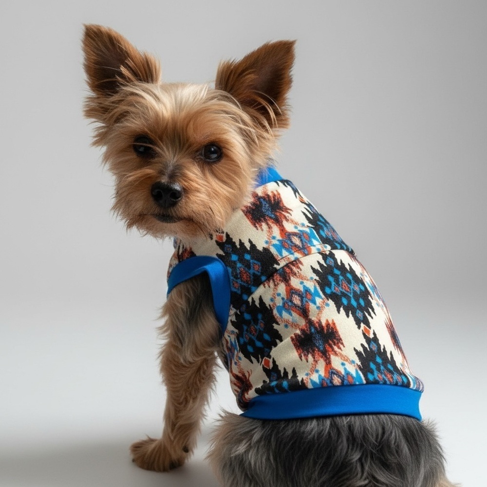 Little Tribal Southwestern Print Beach Doggy Shirt